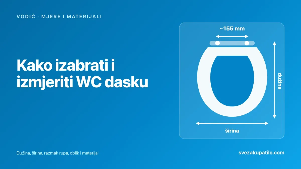 Kako izabrati i izmjeriti WC dasku: mjere, oblik i materijal