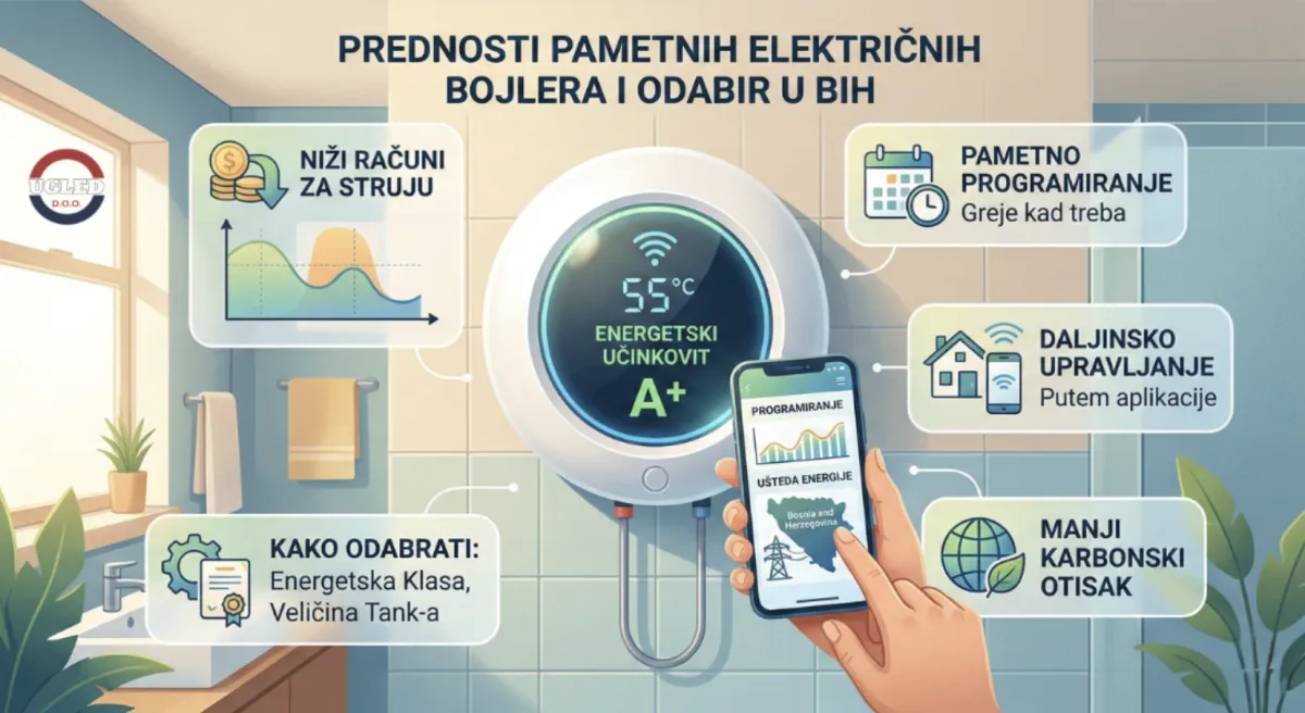 Koje su prednosti pametnih električnih bojlera i kako odabrati energetski učinkovit model za bih?