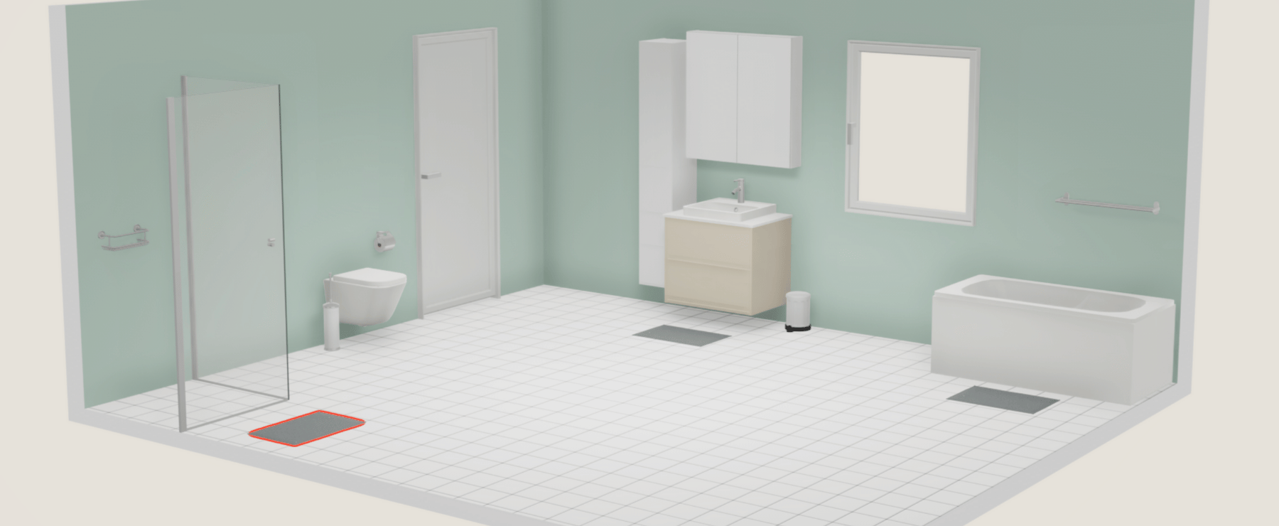Bathroom background