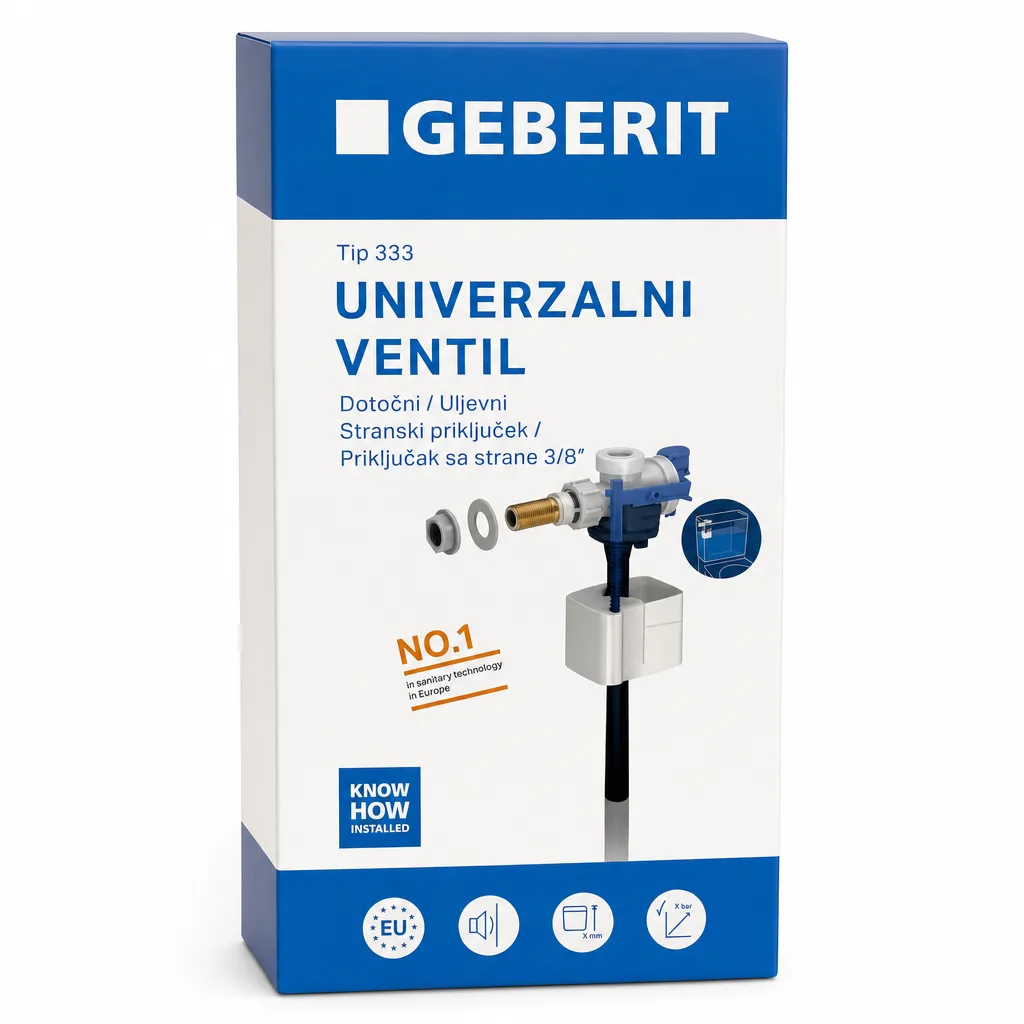 Geberit Impuls Basic 333 plovak za vodokotlić, bočni priključak 3/8"