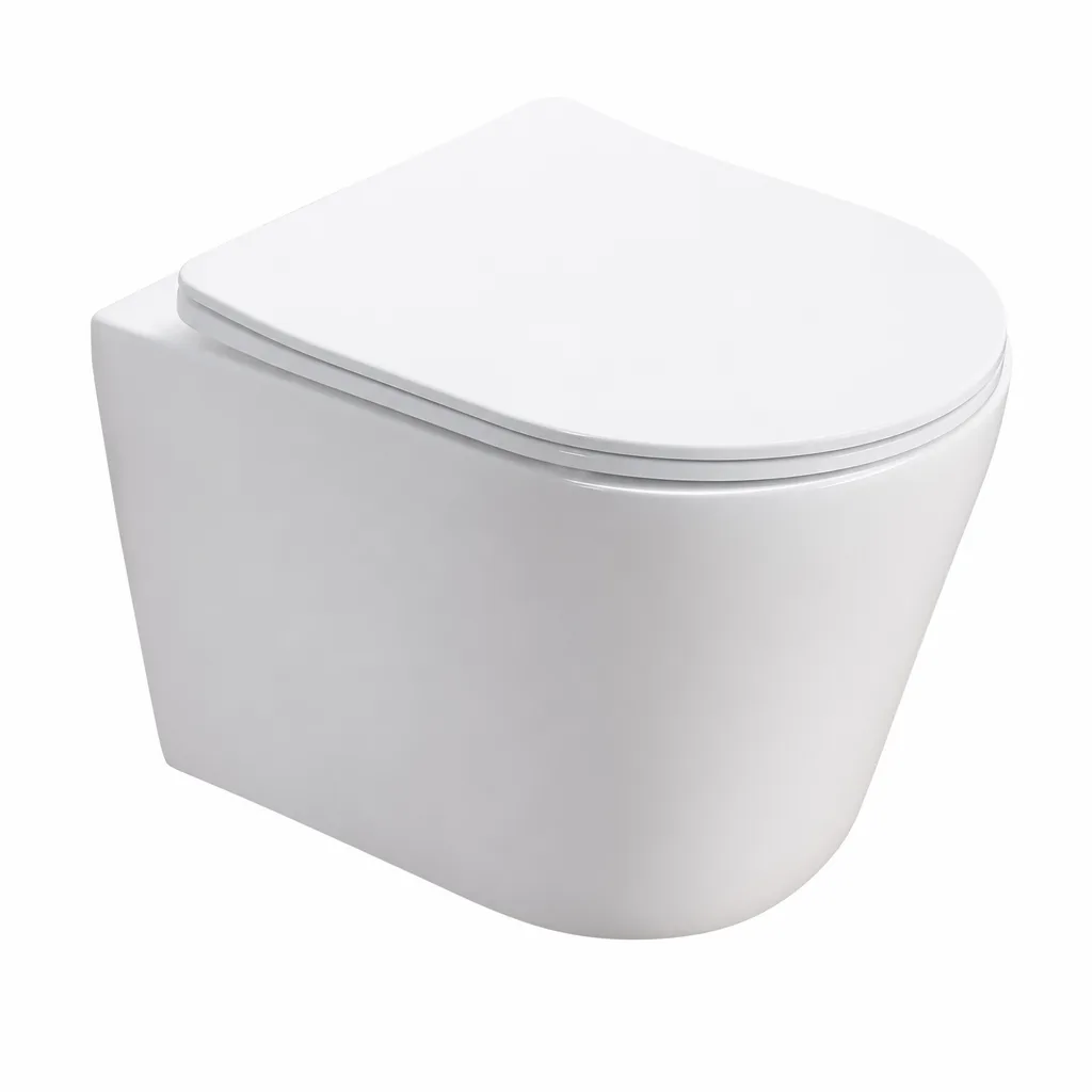 WC šolja viseća Pure Rimless sa daskom - slika 1