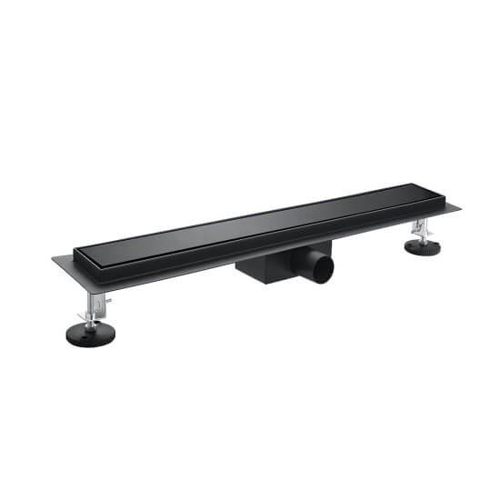 Tuš kanalica ROCCO BLACK GLASS 7 cm