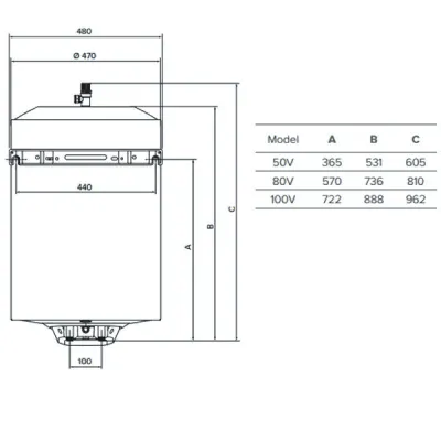 Ariston Pro1 Eco 80L
